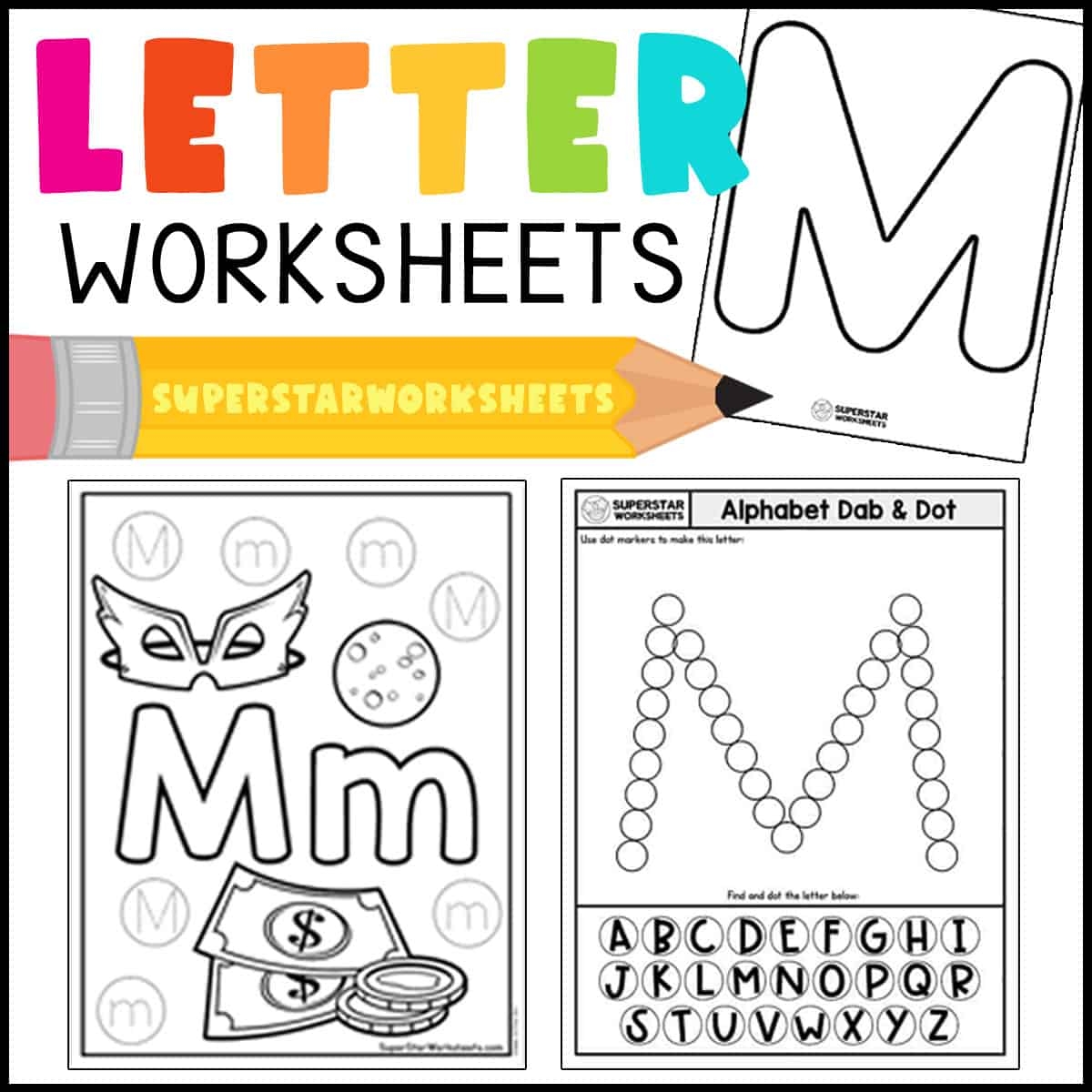 Alphabet Worksheets Superstar Worksheets