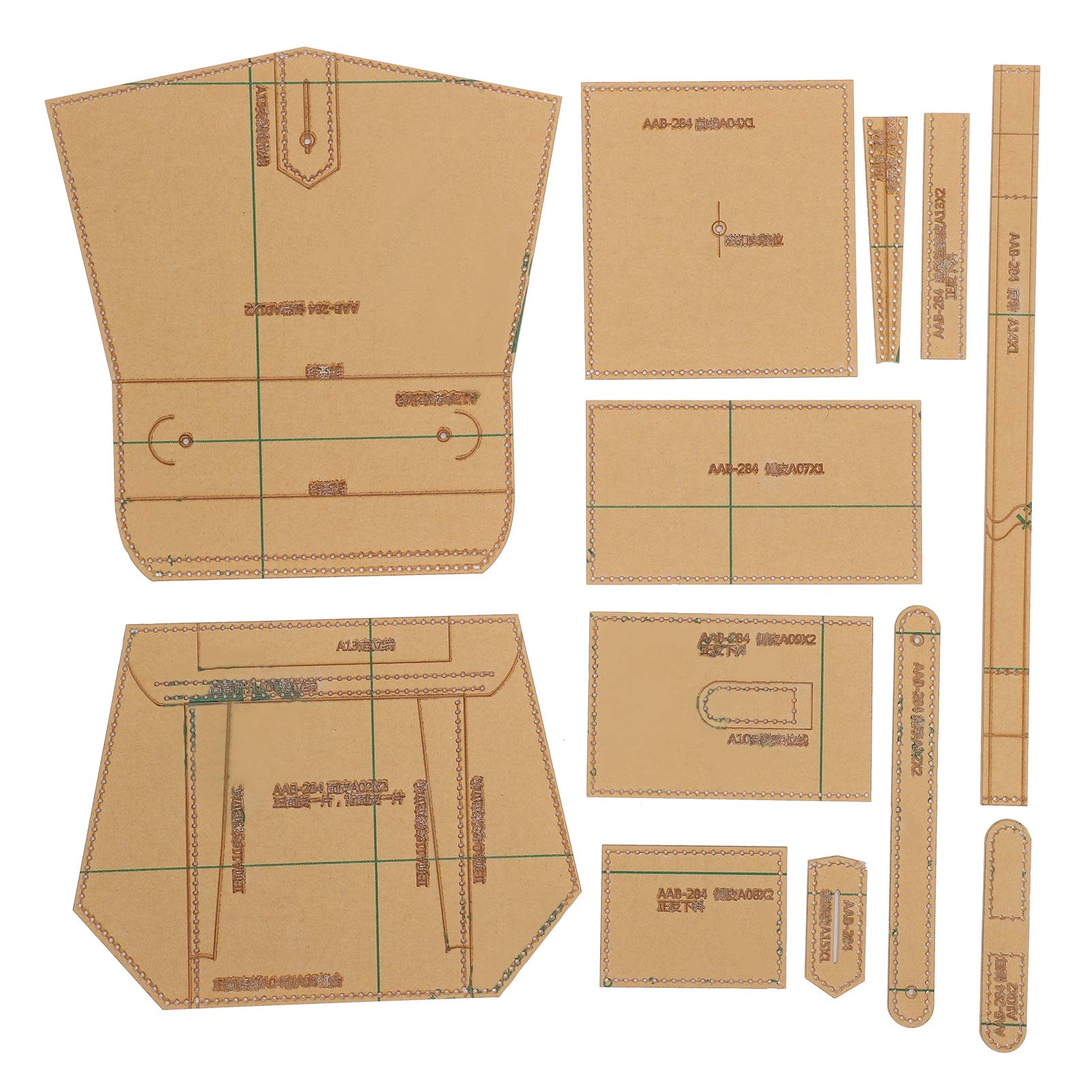 Amazon Acrylic Leather Bag Template Transparent Leather Pattern Leather Templates Single Shoulder Bags Leather Craft Pattern Acrylic SingleShoulder Bag Leather Templates Arts Crafts Sewing