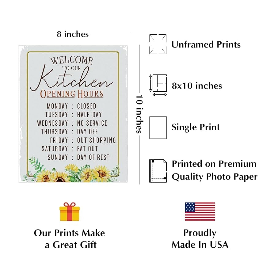 Free Funny Kitchen Printables