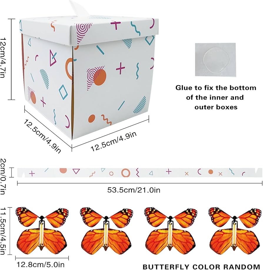Free Printable Butterfly Gift Boxes
