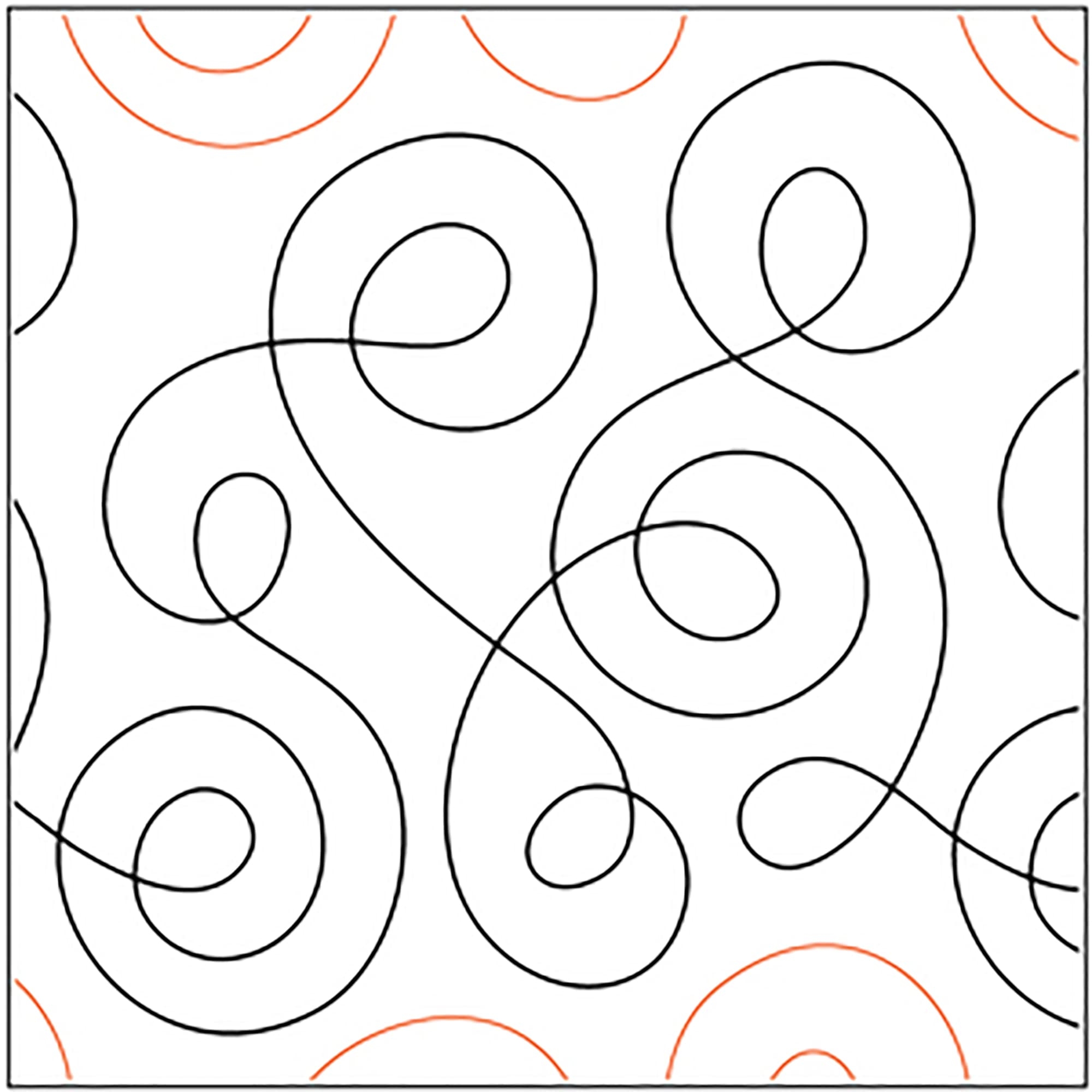 Amazon Pantographs For Longarm Quilting Paper Roll Long Arm Quilting Machine Patterns For Quilt Making Loop Stipple Quilting Pantographs Design Set Has Long Arm Machine Rails And Tracks Wiping Brush