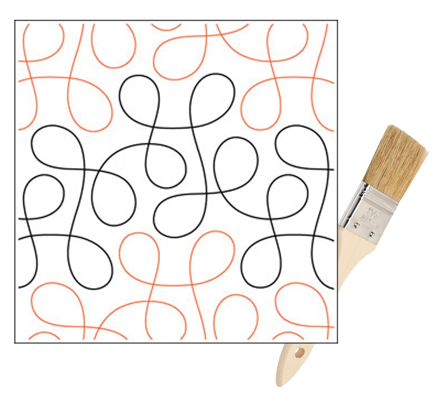 Amazon Quilting Pantographs Pattern Paper Roll For Longarm Quilting Machines Easy Loop Stipple Design Quilt Pantograph Set Includes Long Arm Quilters Sewing Machine Rails And Tracks Cleaning Brush 