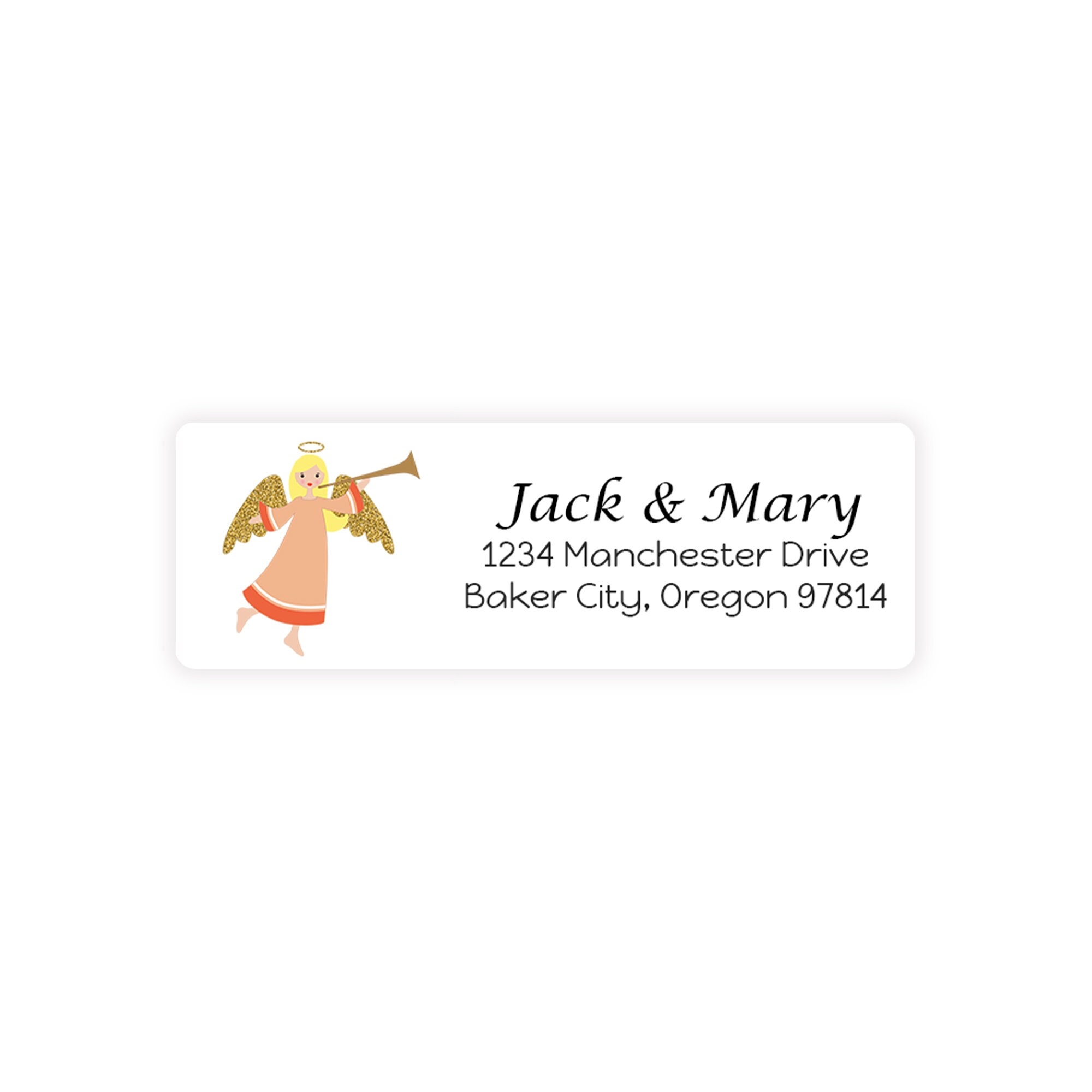 Angel Address Labels Etsy