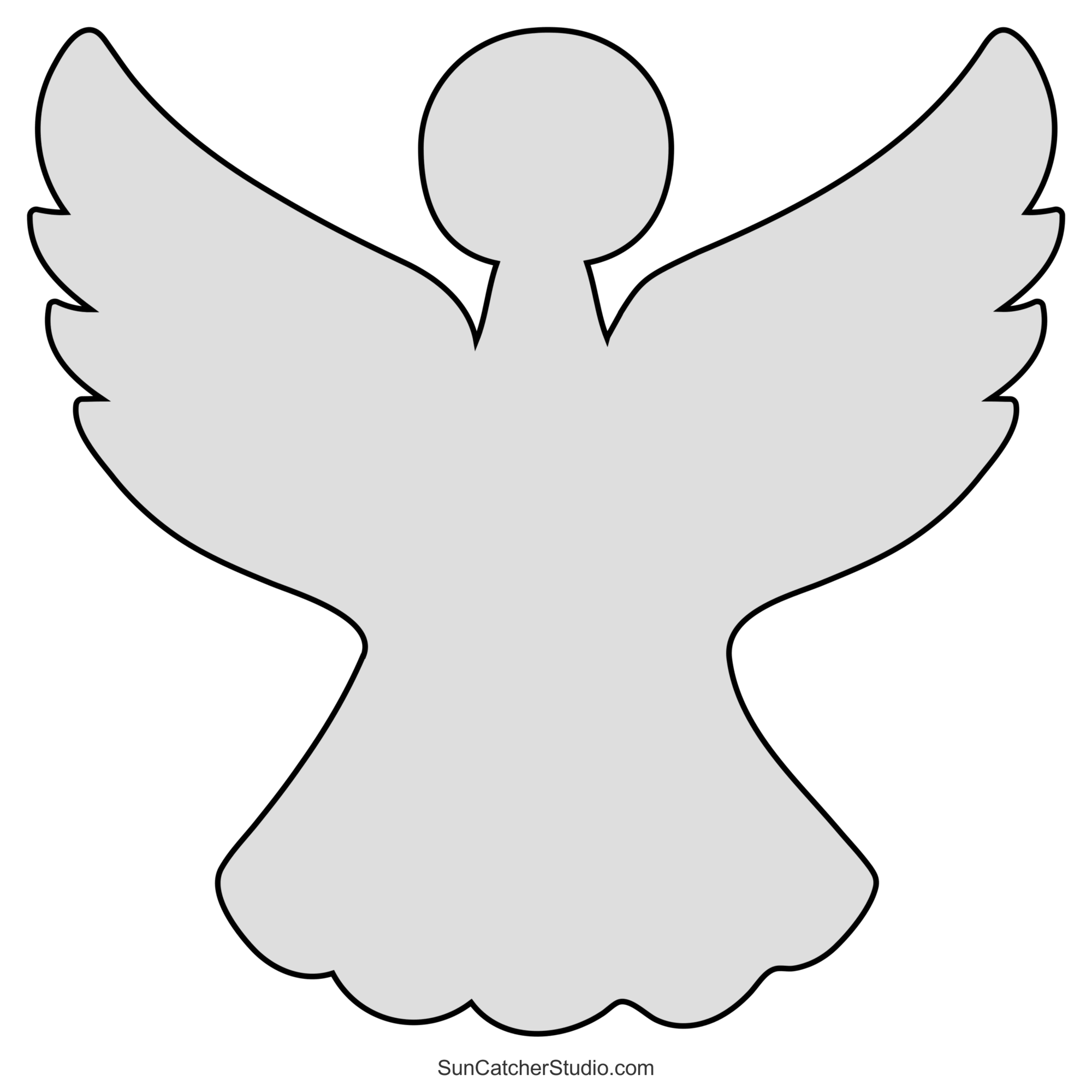 Angel Templates And Stencils Free Printable Patterns DIY Projects Patterns Monograms Designs Templates
