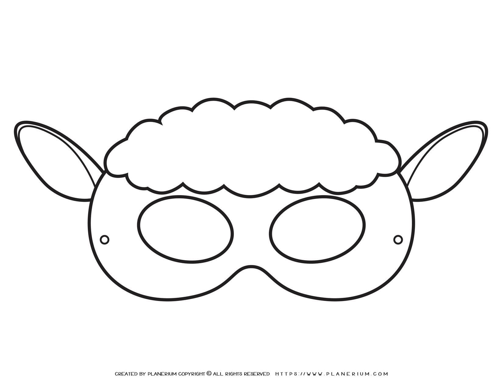 Animal Masks Sheep Eye Mask Planerium