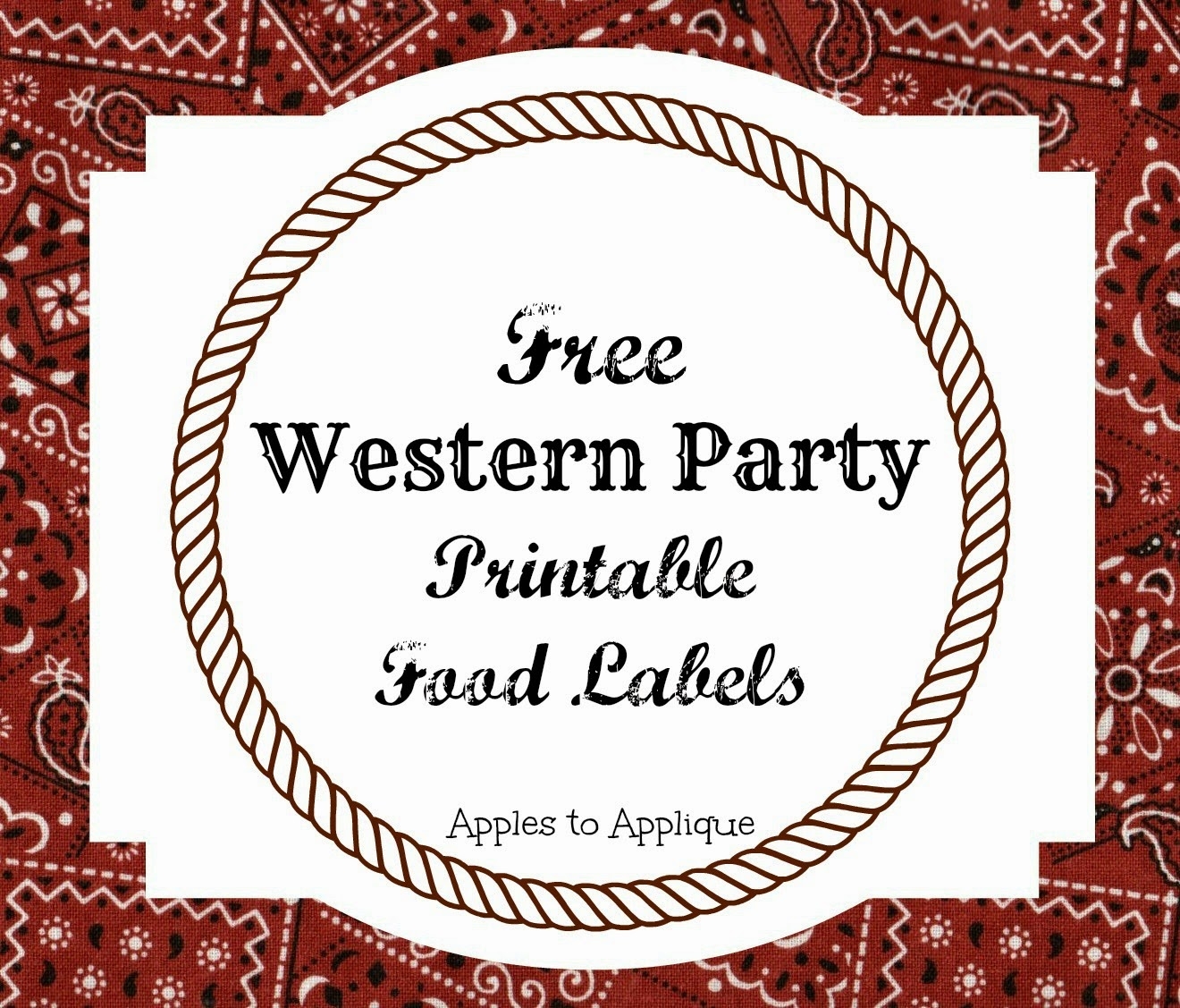Western Birthday Invitations Printable Free
