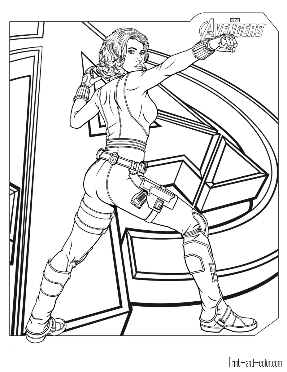 Free Printable Avengers Coloring Pages