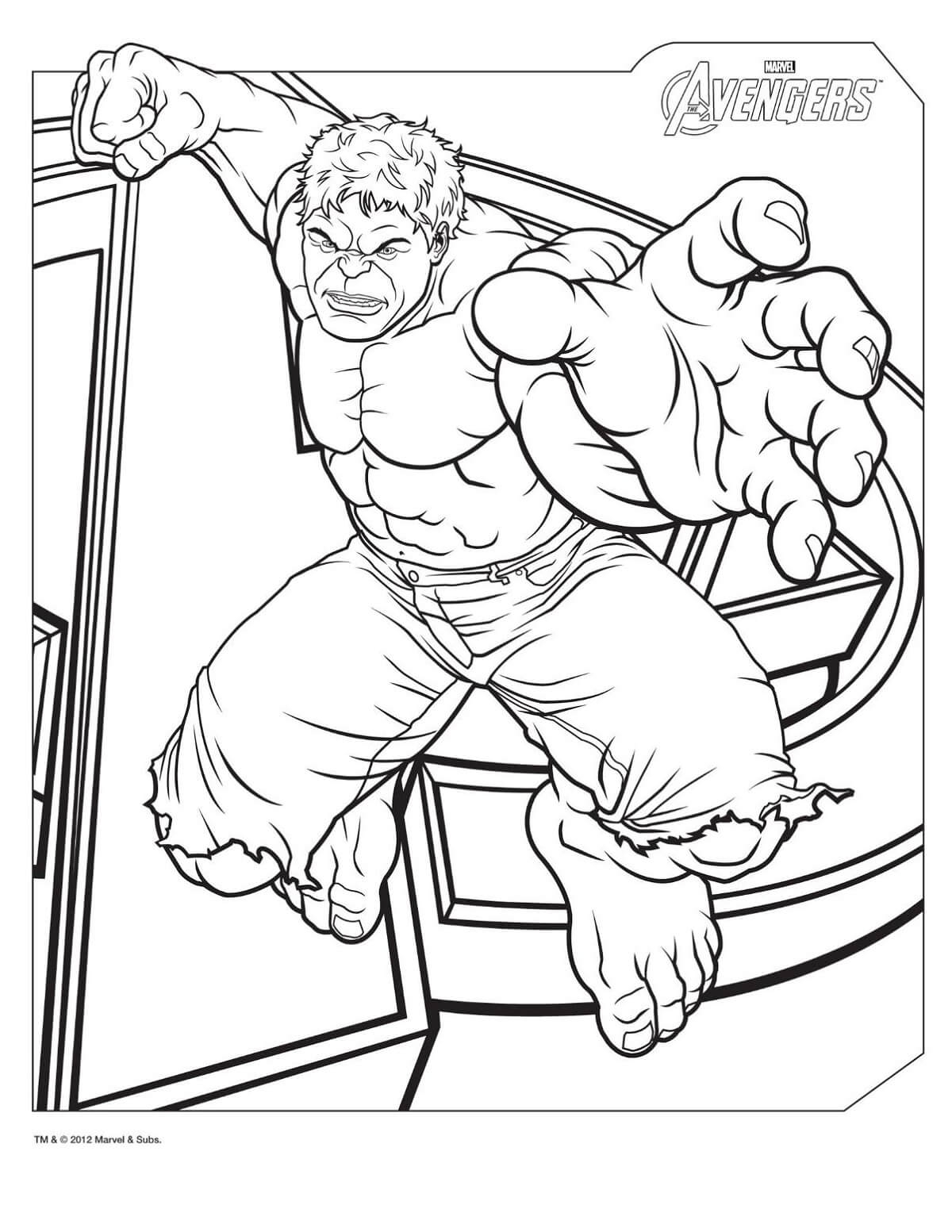 Avengers Coloring Pages Printable Coloring Pages