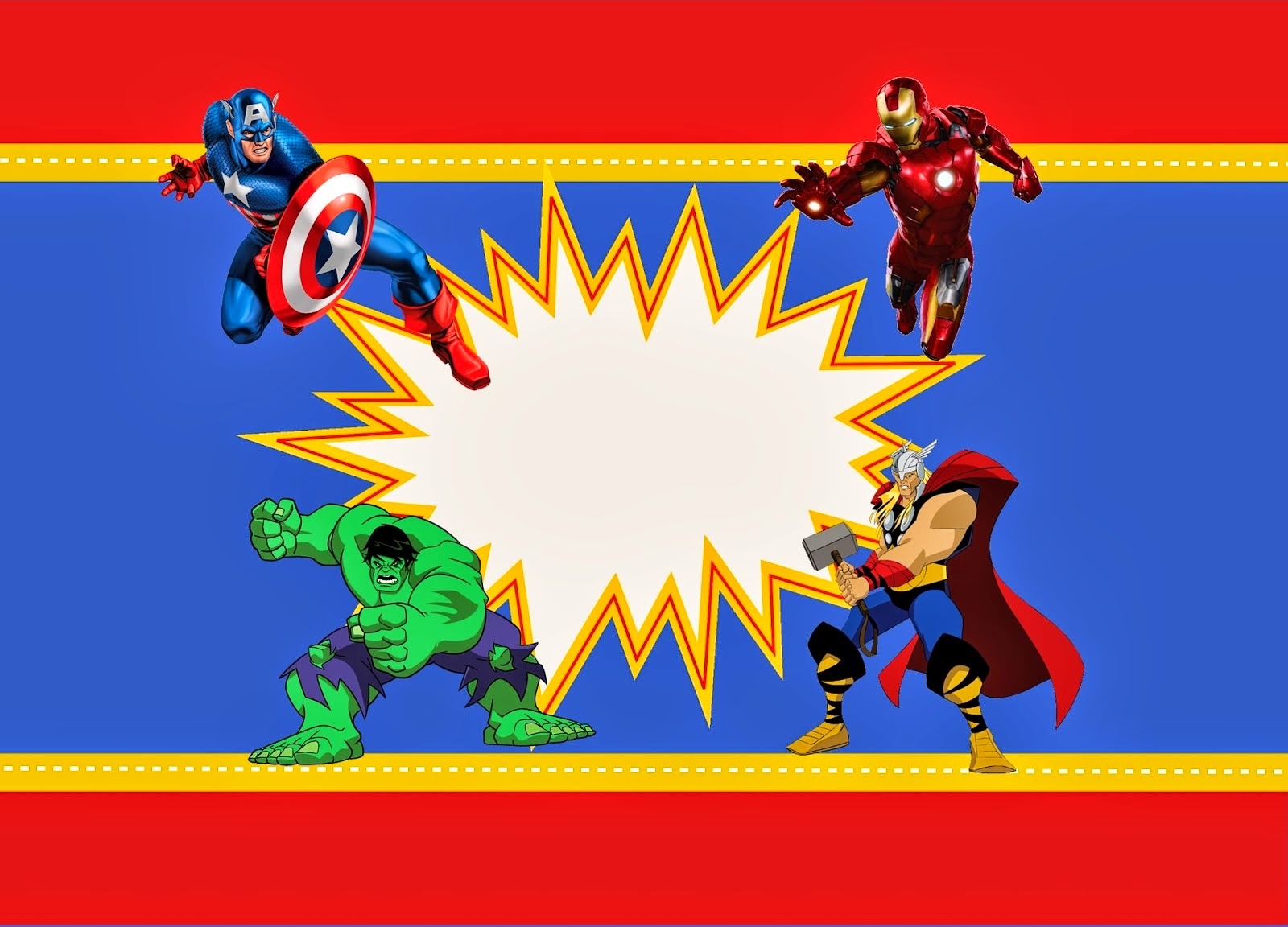 Avengers Free Printable Kit Oh My Fiesta In English