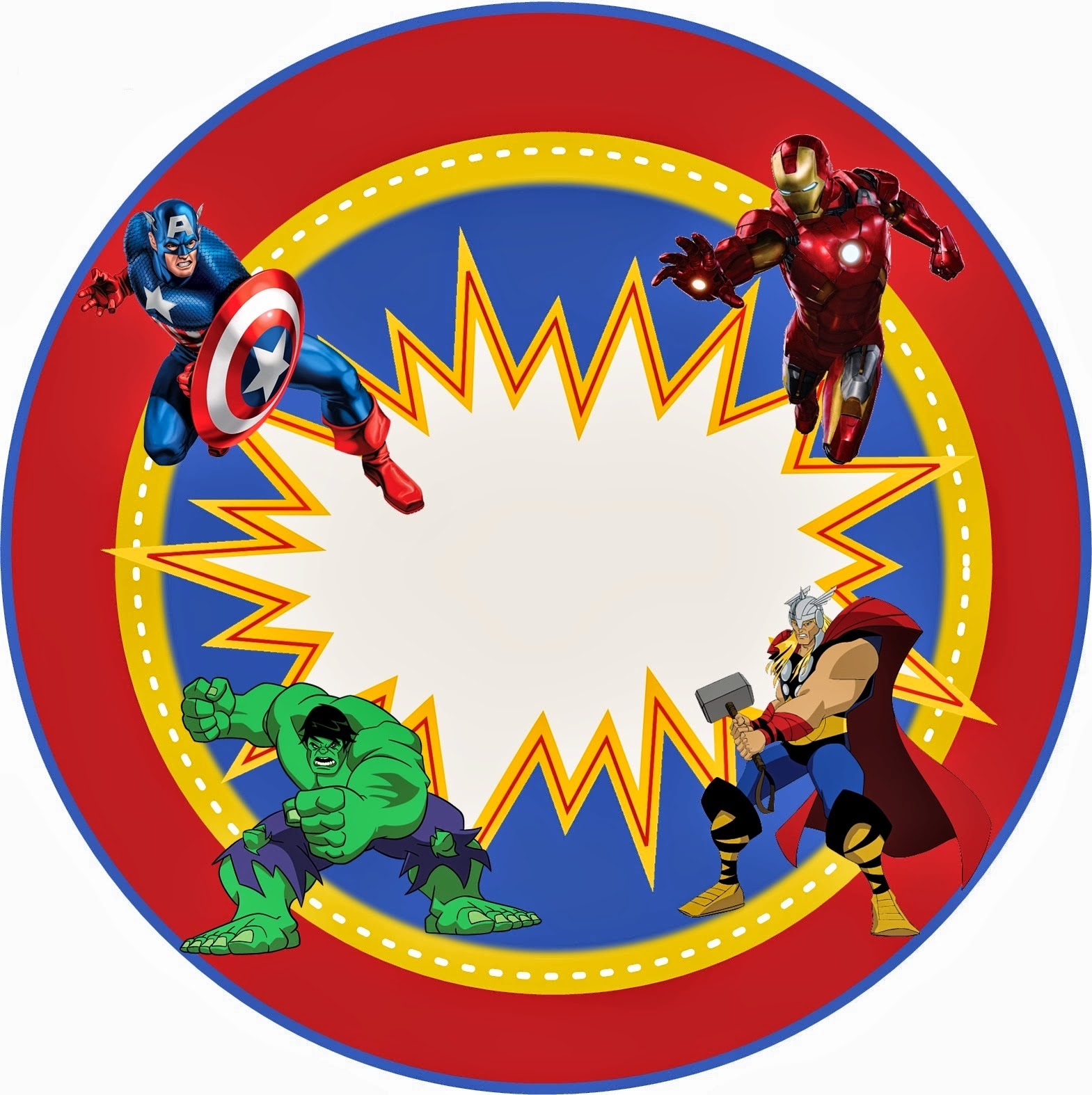 Avengers Free Printable Kit Oh My Fiesta In English