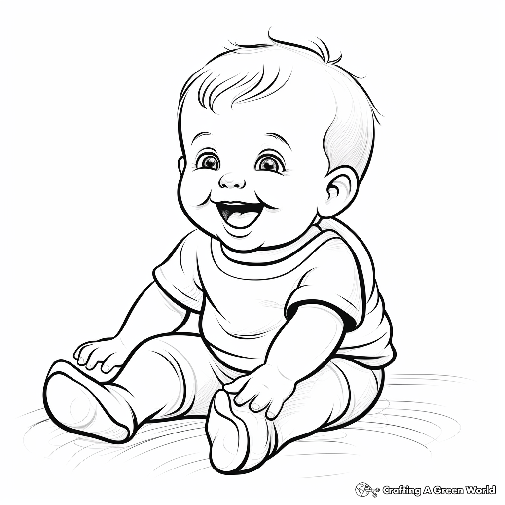 Baby Coloring Pages Free Printable 
