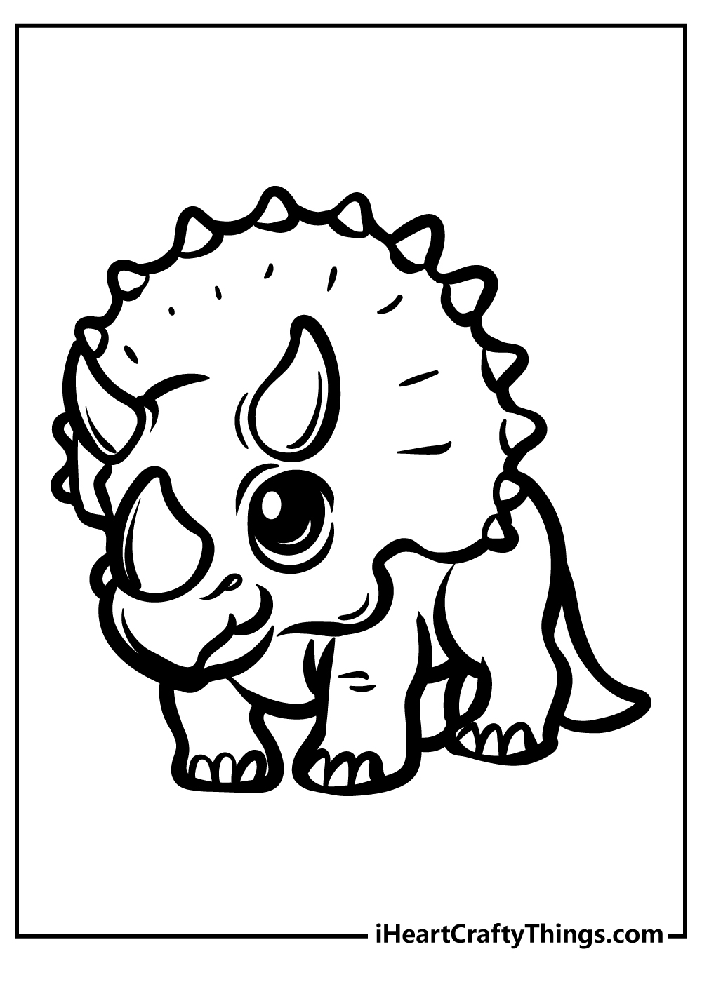 Free Dinosaur Coloring Printables