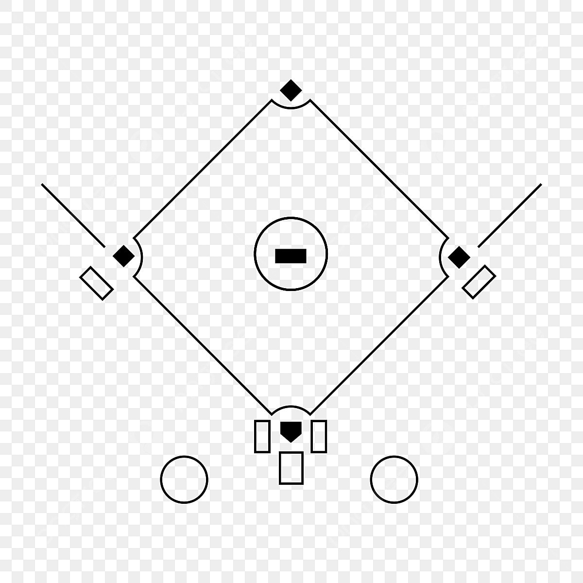 Free Printable Baseball Field Diagram