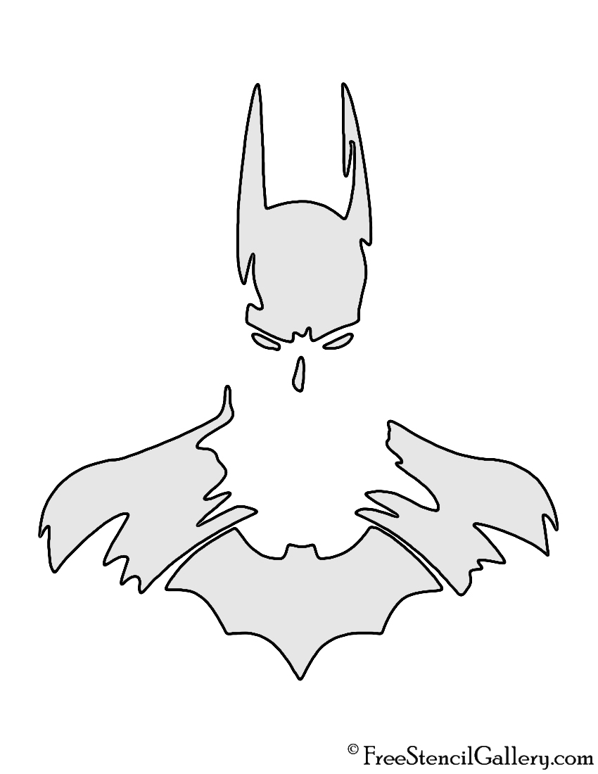 Batman 03 Stencil Free Stencil Gallery