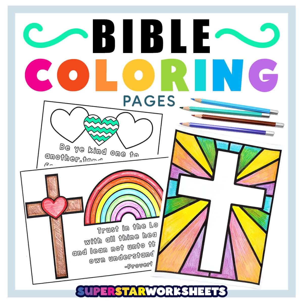 Bible Coloring Pages Superstar Worksheets