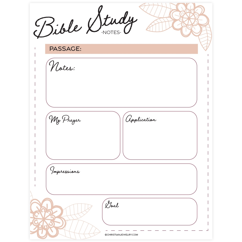 Free Study Printables