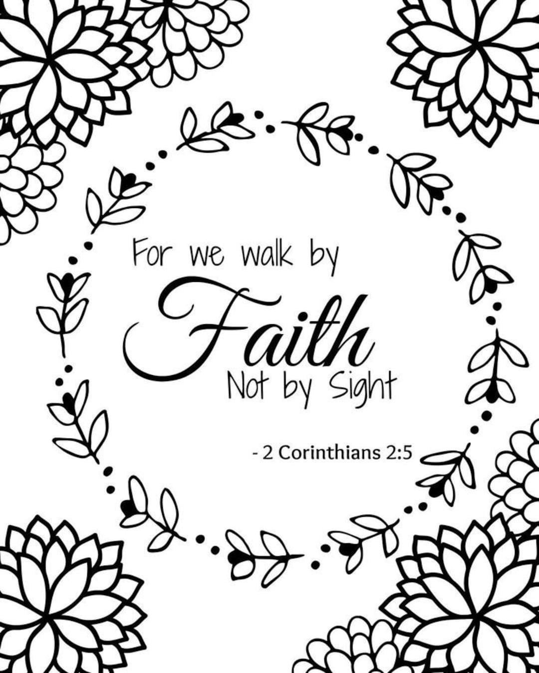Bible Verse Coloring Page Printable Digital Download Bible Coloring Pages Christian Kids Activity Find Inner Peace Etsy