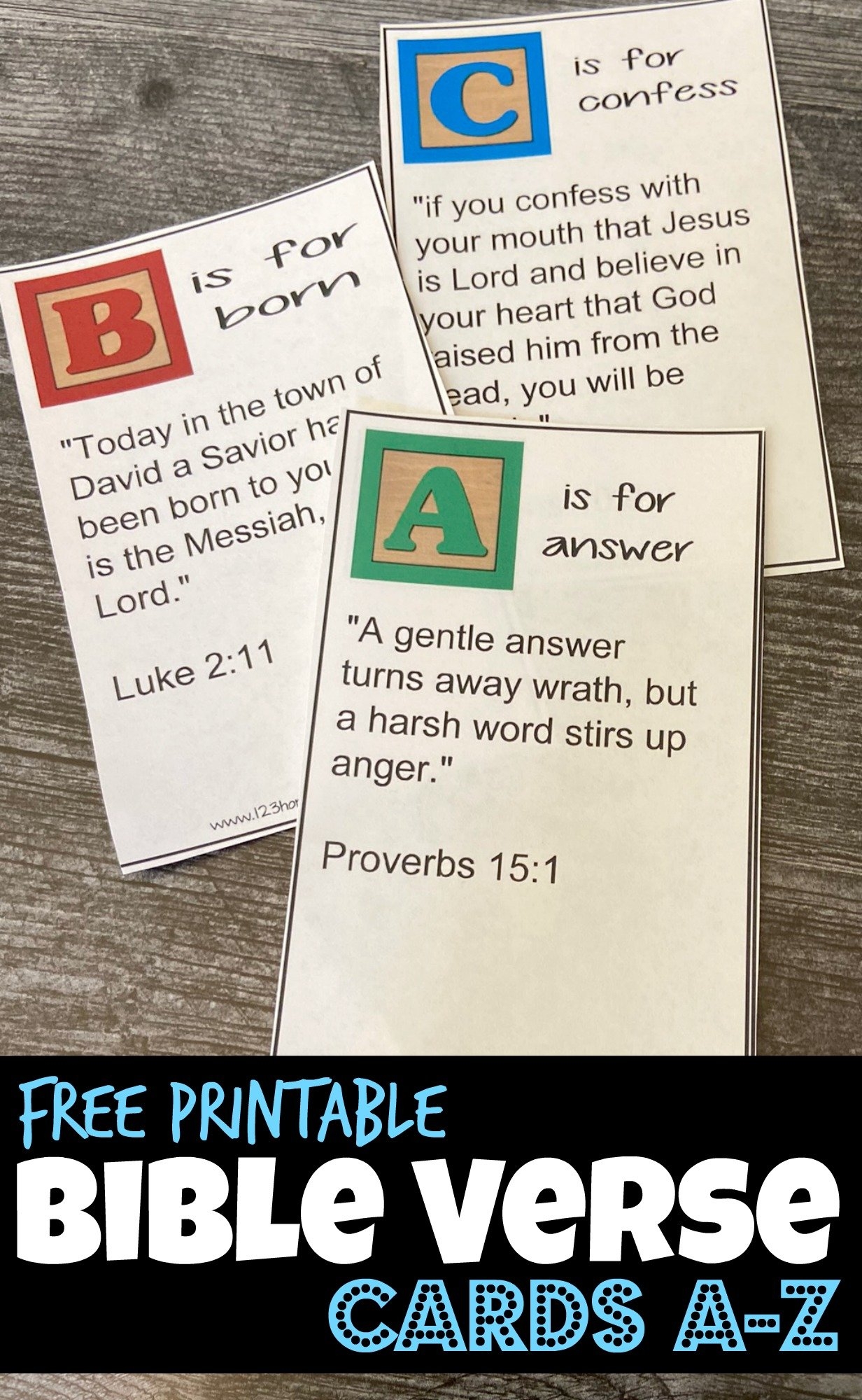 Free Printable Scripture Memory Cards