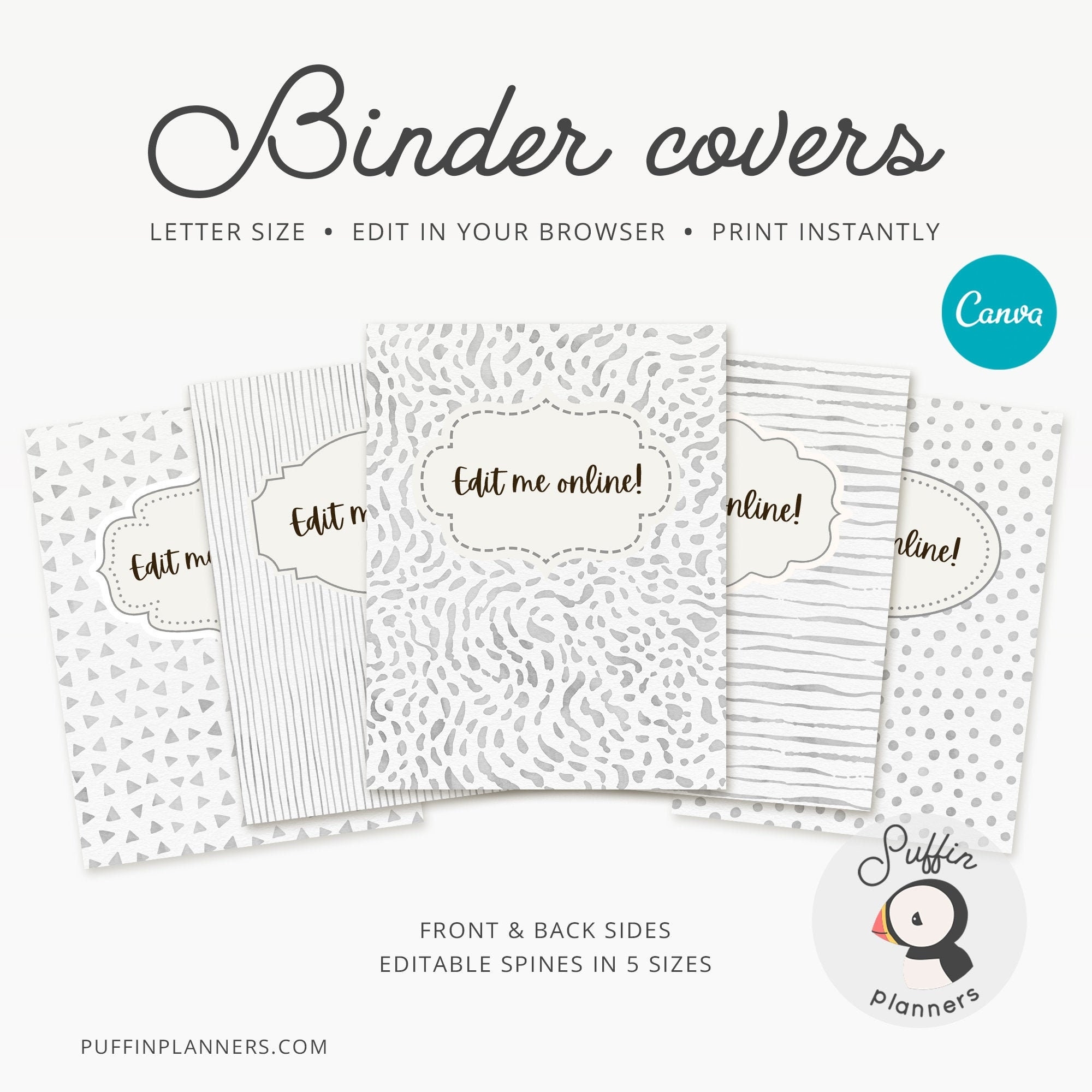Free Printable School Binder Covers