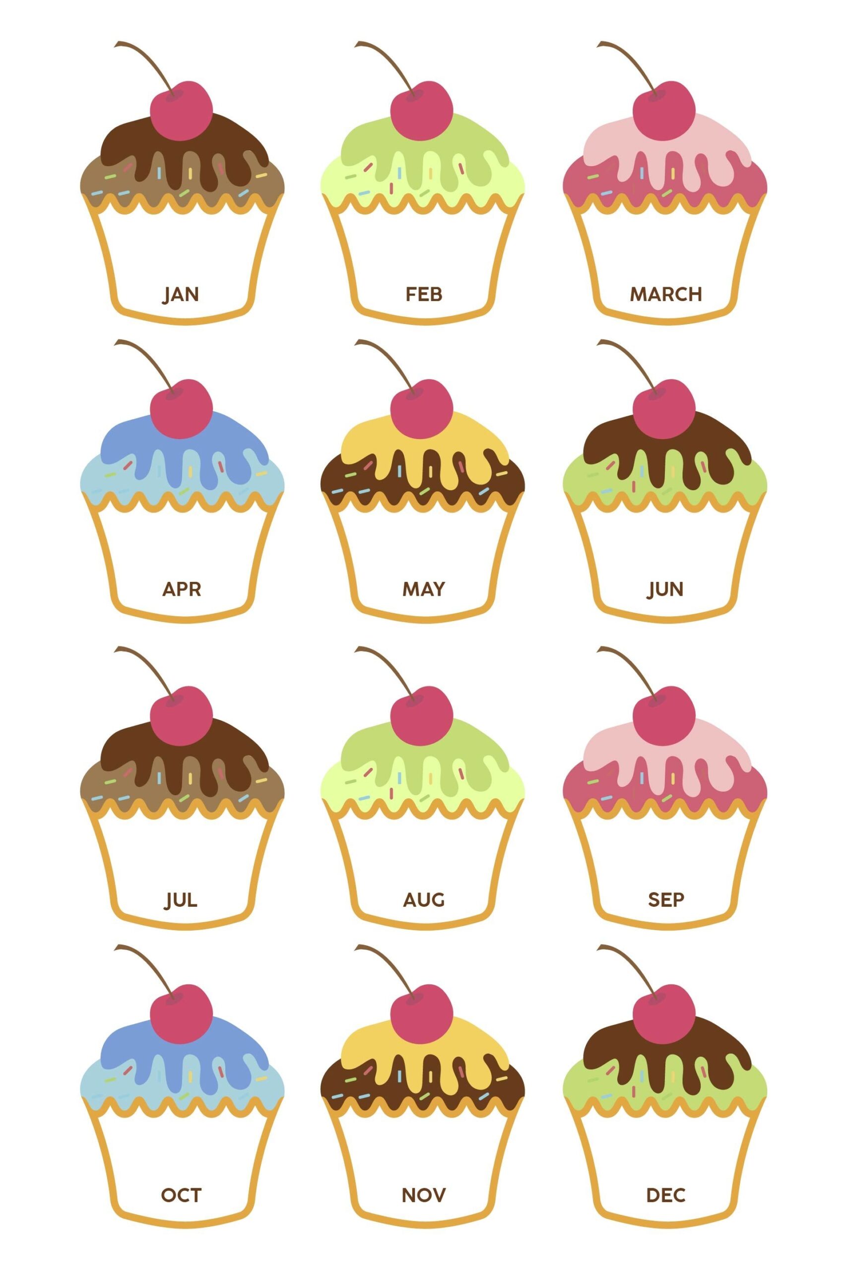 Birthday Bar Graph 12 Free PDF Printables Printablee