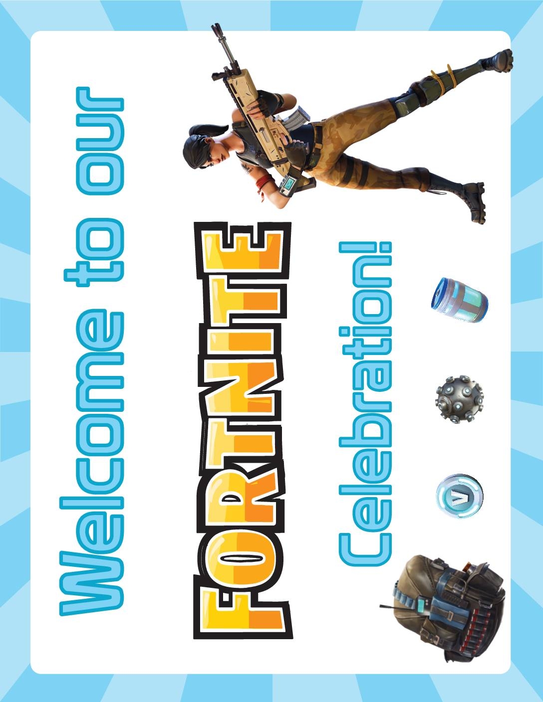 Birthday Sign Fortnite
