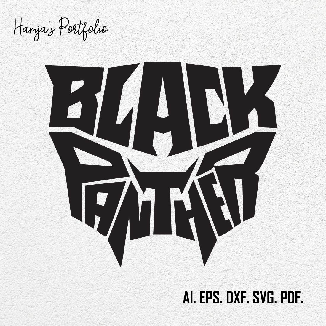 Black Panther Bundle Silhouette Digital Clipart Wakanda Printable SVG Cut File Black Panther Svg Png Digital Arts LlBlack Panther Typography Bundle MasterBundles
