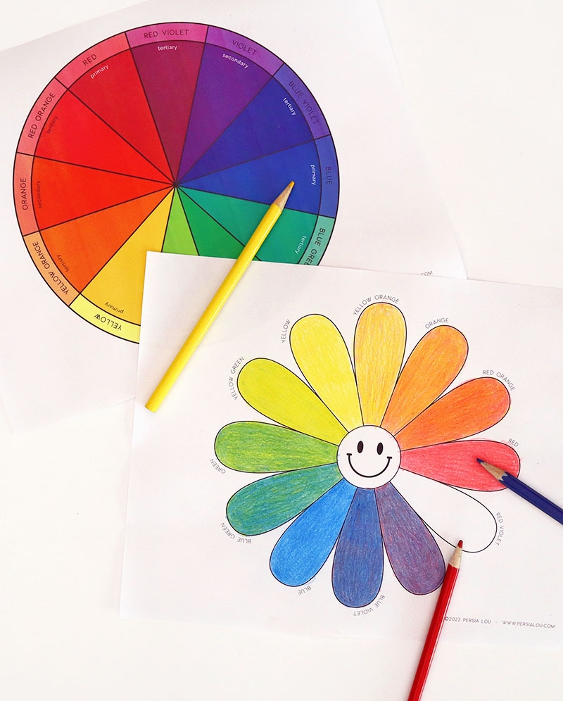 Free Printable Painting Color Wheel