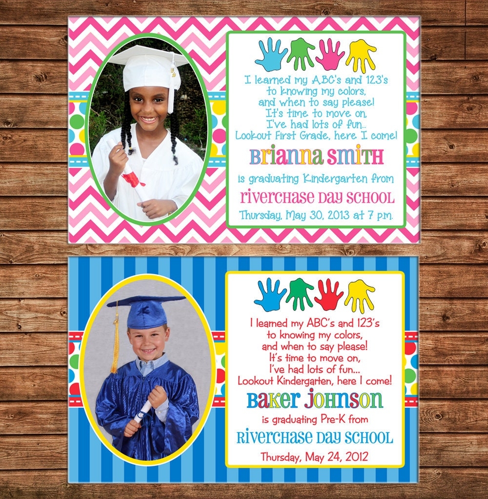 Free Pre K Graduation Invitations Printable