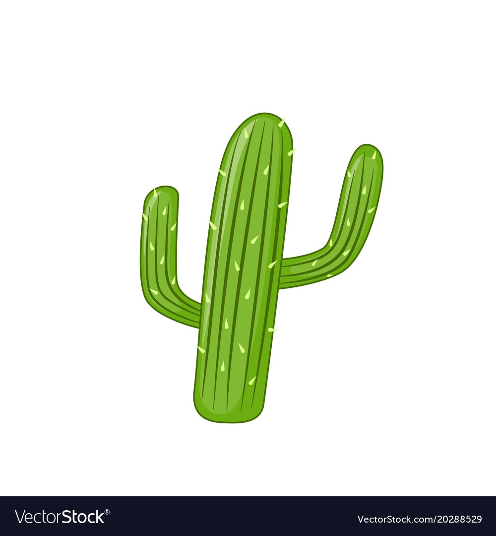 Cactus Print With Texts Royalty Free Vector Image
