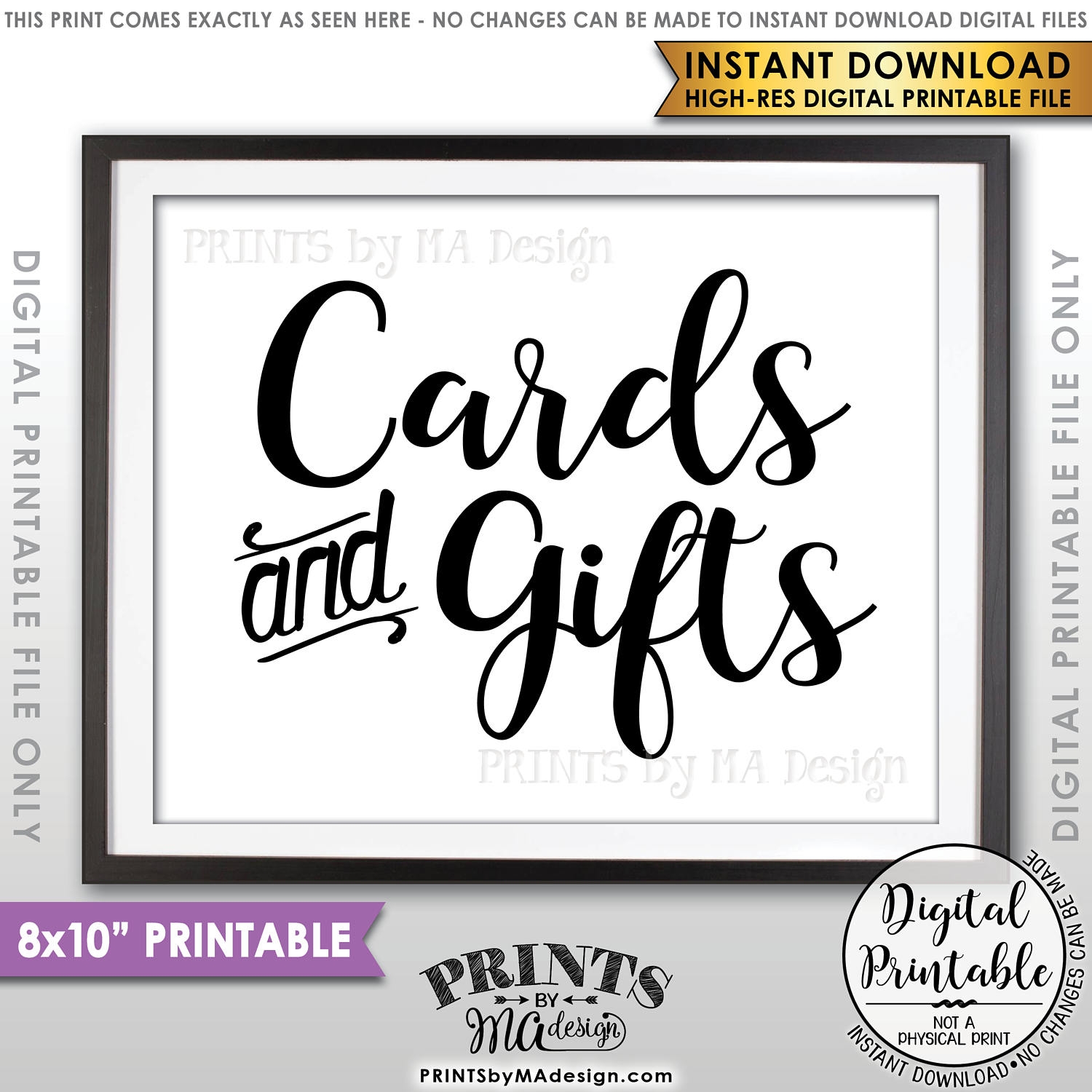 Free Printable Gift Table Sign
