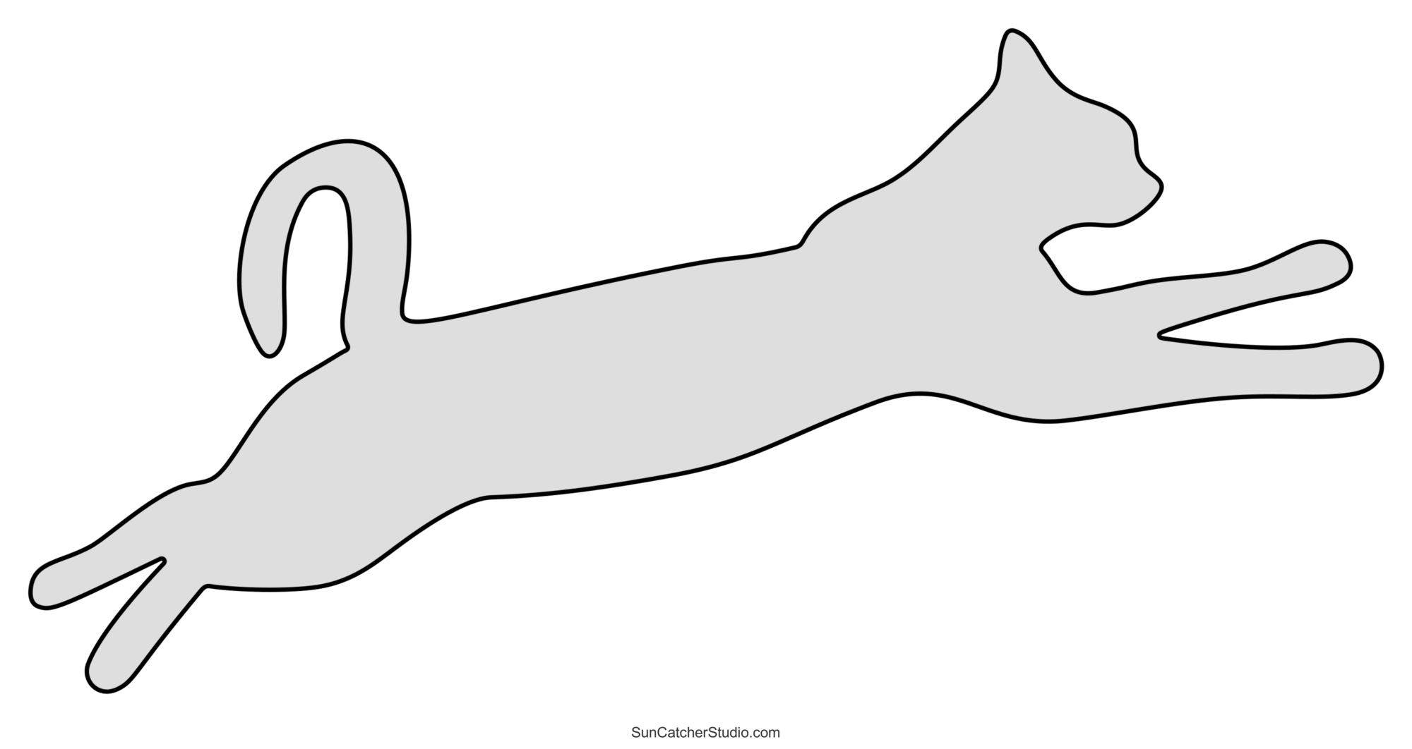 Free Printable Cat Outline