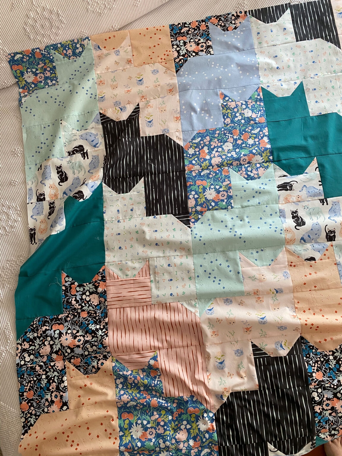 Cats On Cats Quilt Tutorial Birch Fabrics