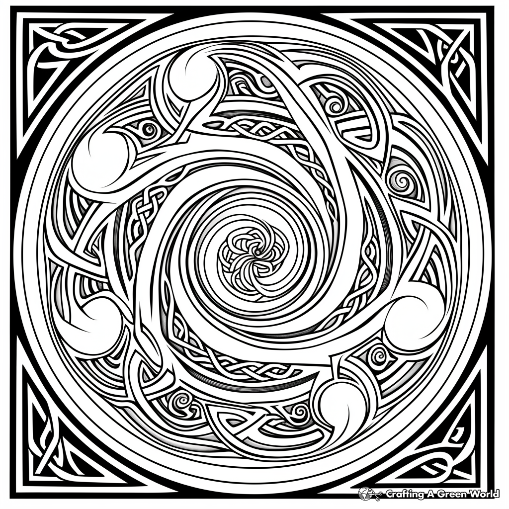 Celtic Coloring Pages Free Printable 