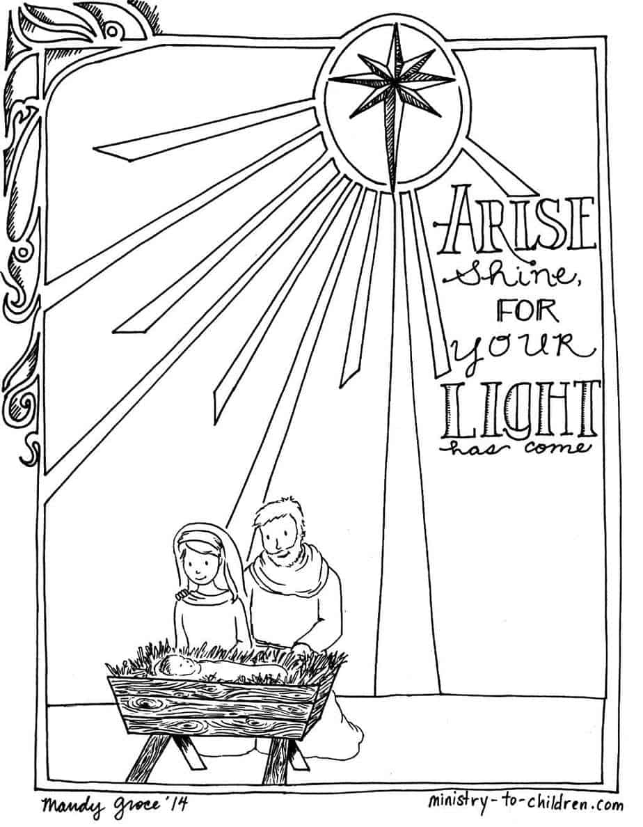 Christmas Coloring Pages For Kids 100 FREE Easy Printable PDF