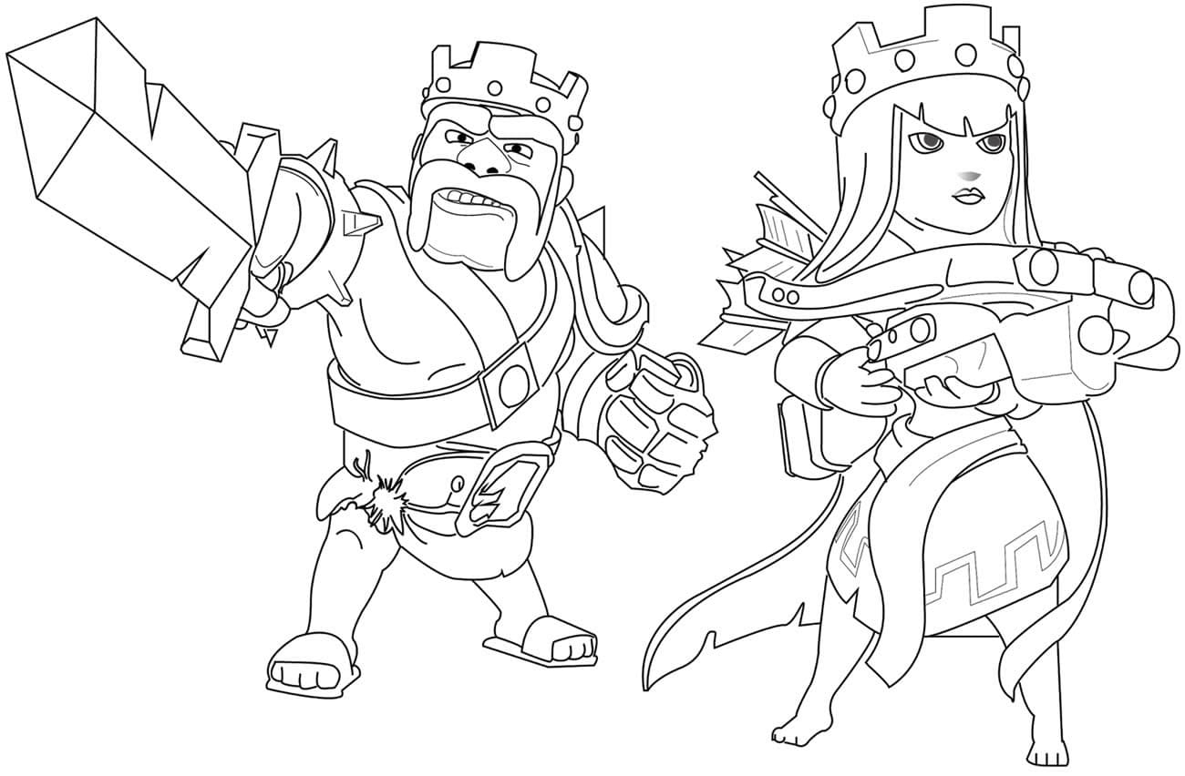 Clash Of Clans Coloring Pages 100 Pictures Free Printable