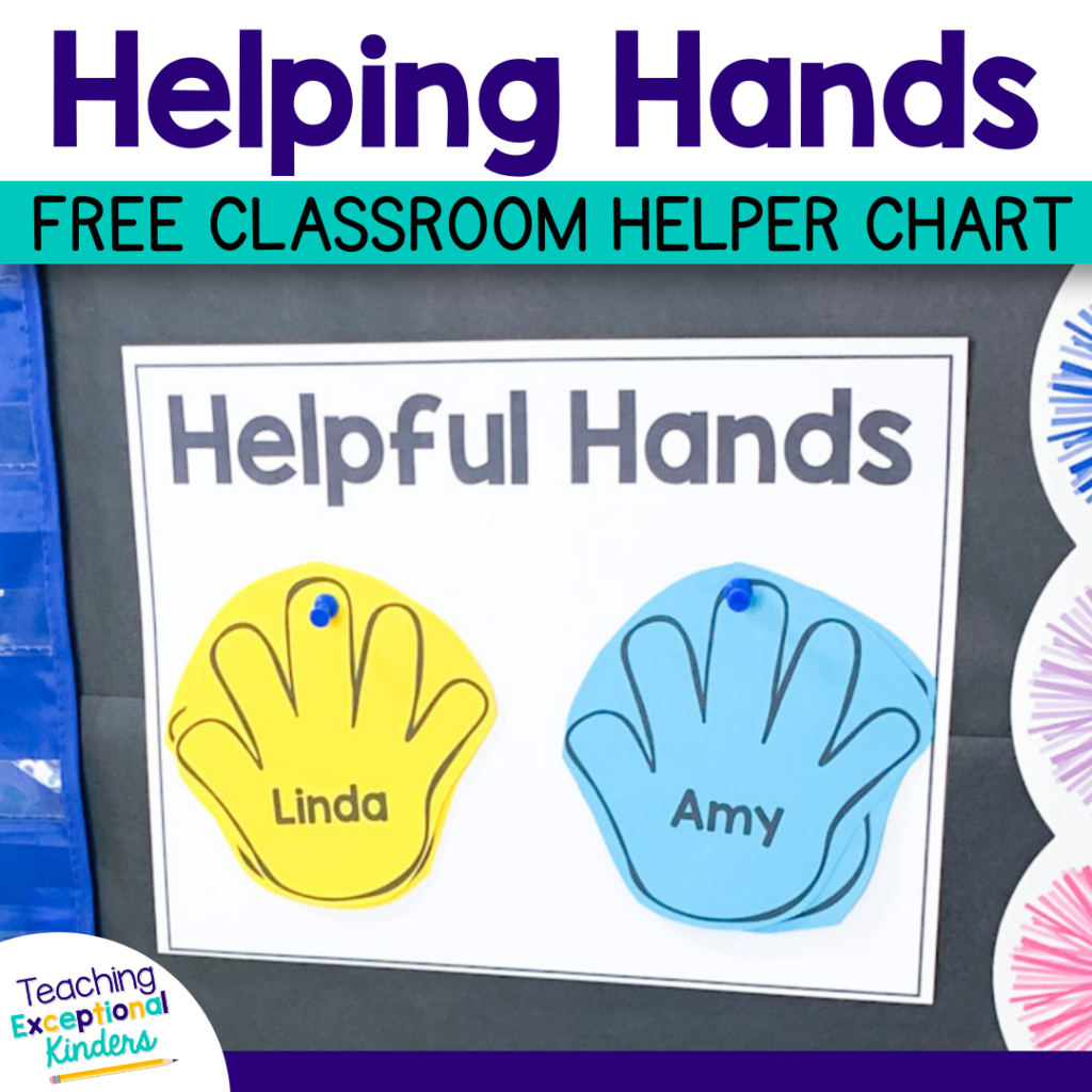 Classroom Jobs In Kindergarten A Simple Alternative Teaching Exceptional Kinders