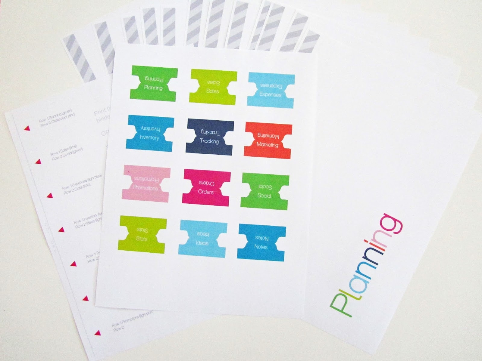 Clean Life And Home Free Printable Divider Tabs Pages For Your Business Planner And Step By Step Instructions