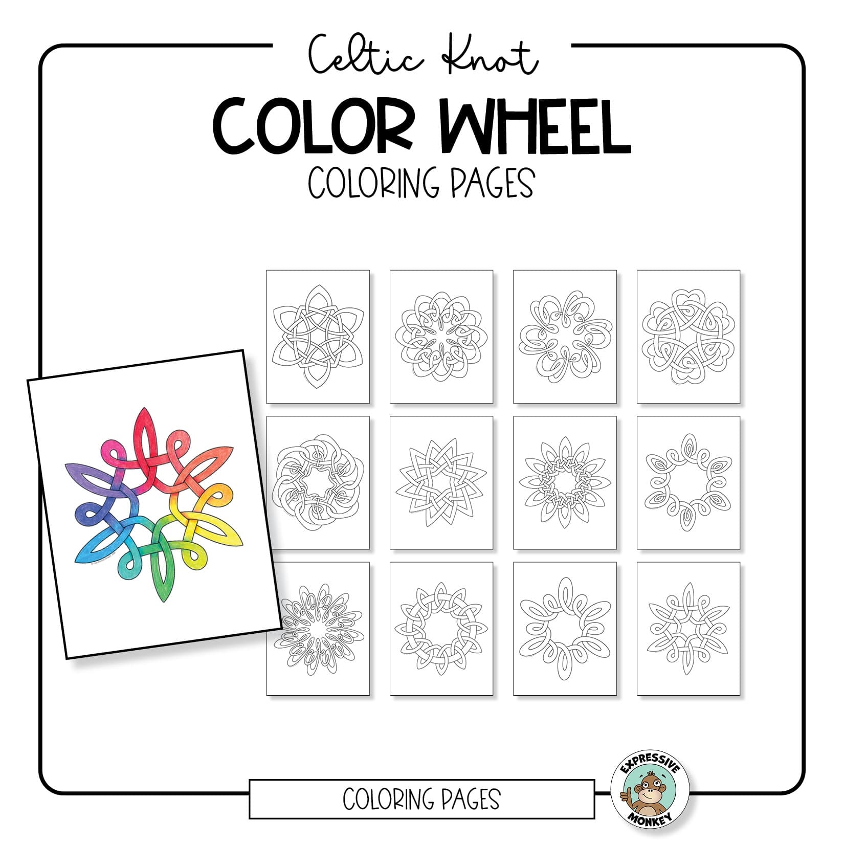 Celtic Coloring Pages Free Printable