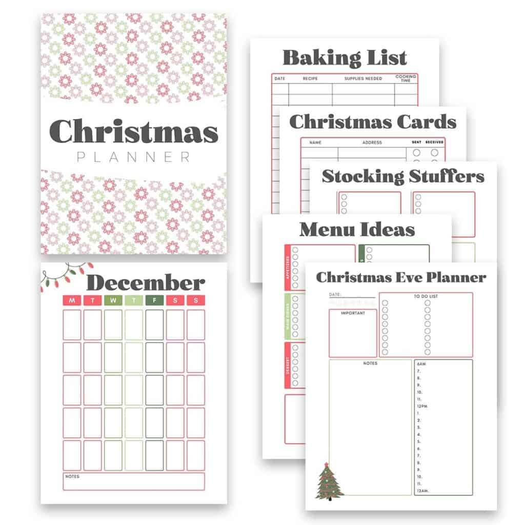Complete Christmas Planner Printable Pack The Happier Homemaker