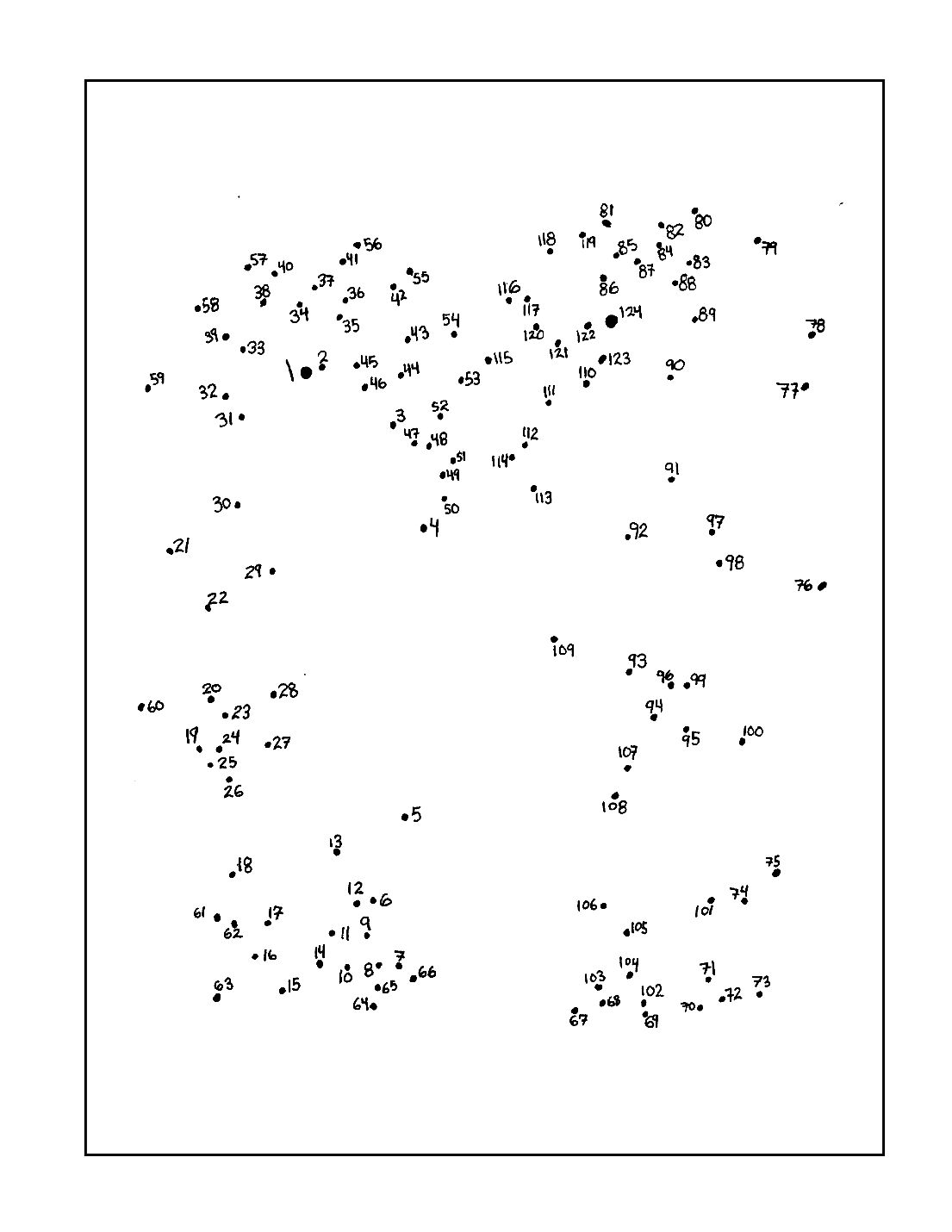 Free Connect The Dots Printable
