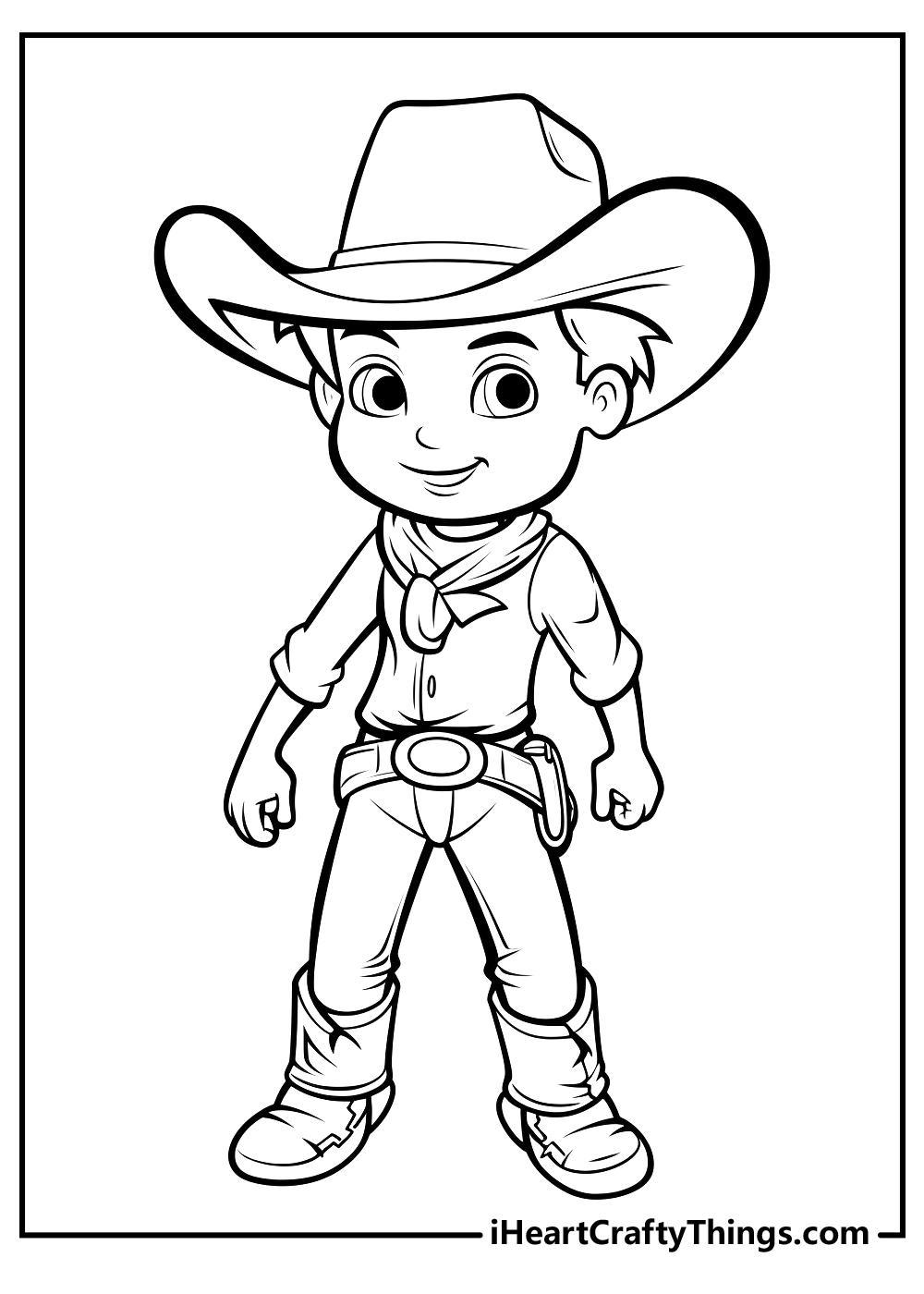 Cowboy Coloring Pages 100 Free Printables 