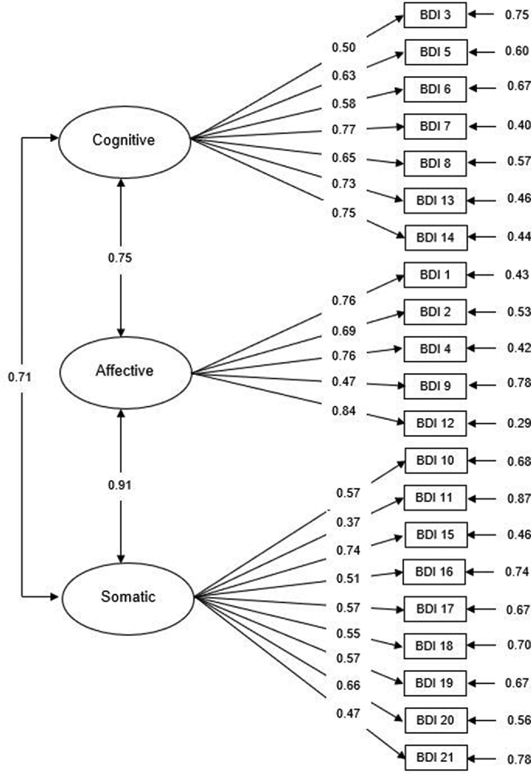 Criterion And Construct Validity Of The Beck Depression Inventory BDI II To Measure Depression In Patients With Cancer The Contribution Of Somatic Items International Journal Of Clinical And Health Psychology