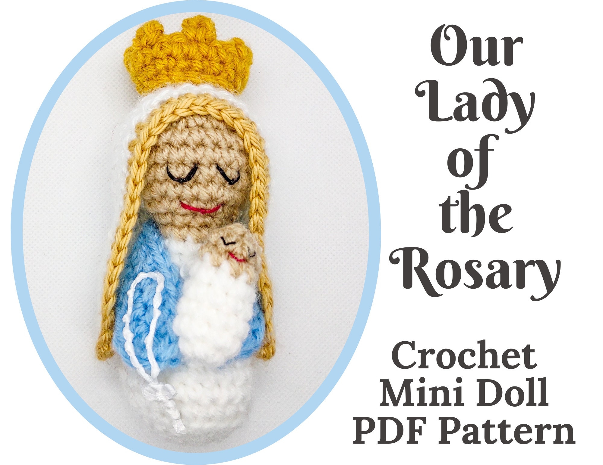 Crochet Rosary Pdf Etsy