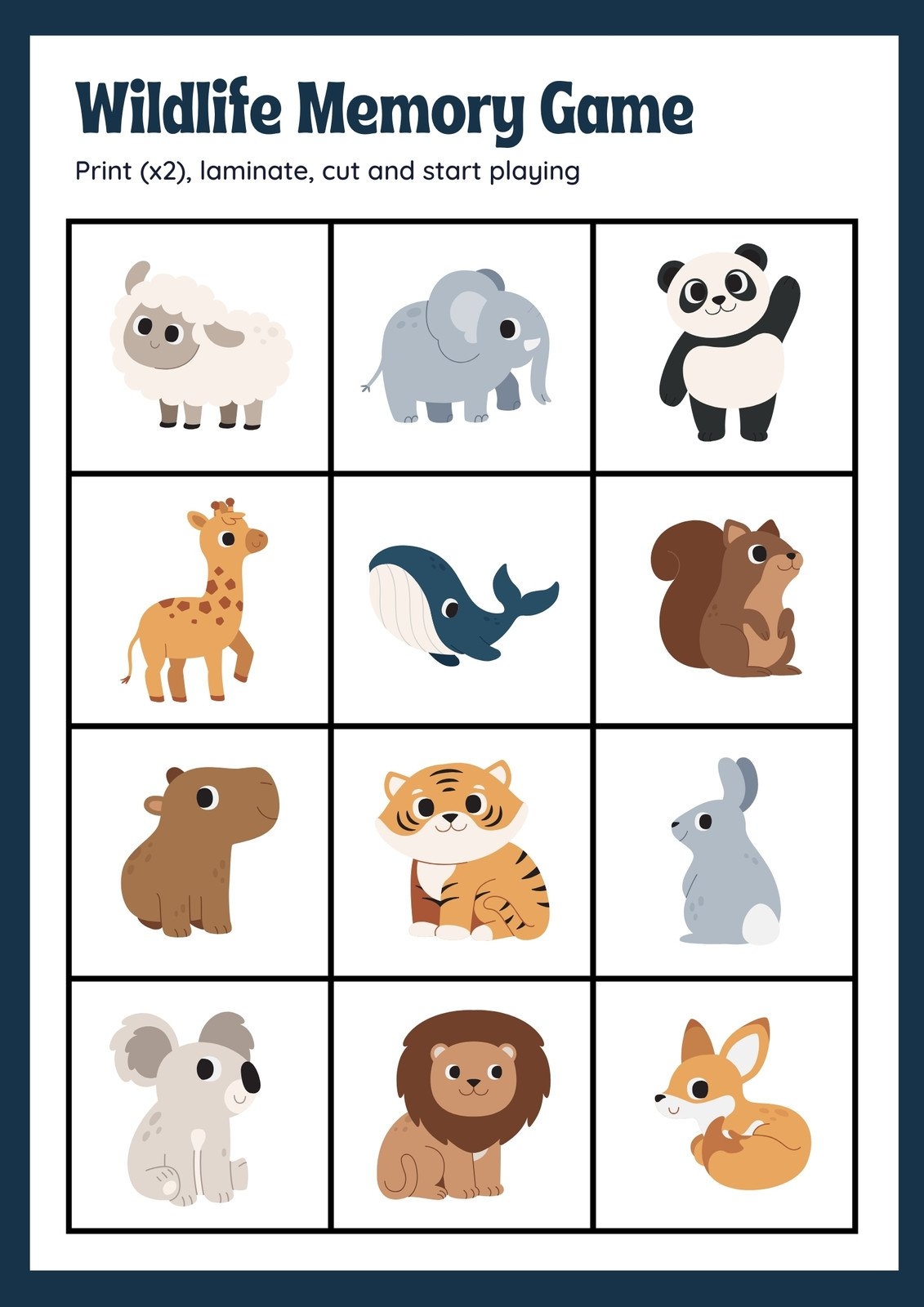 Free Printable Pictures Of Animals