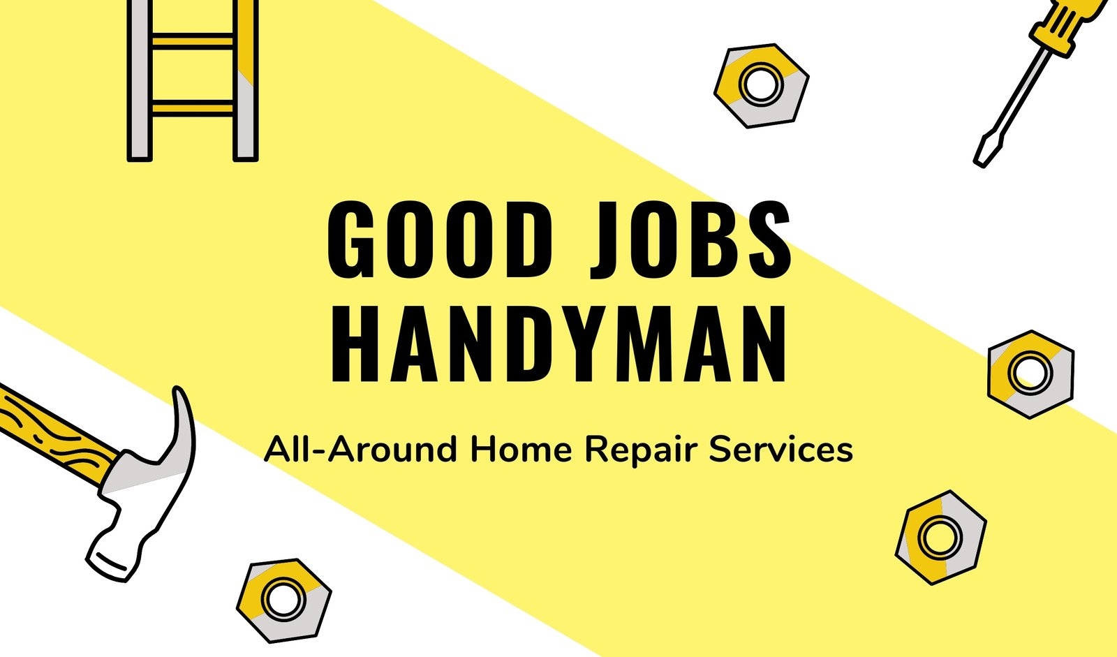 Customize 134 Handyman Business Card Templates Online Canva