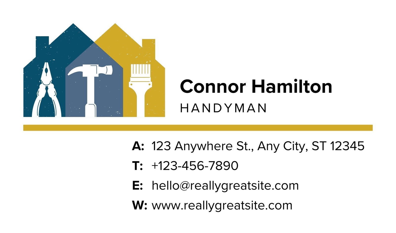 Customize 134 Handyman Business Card Templates Online Canva