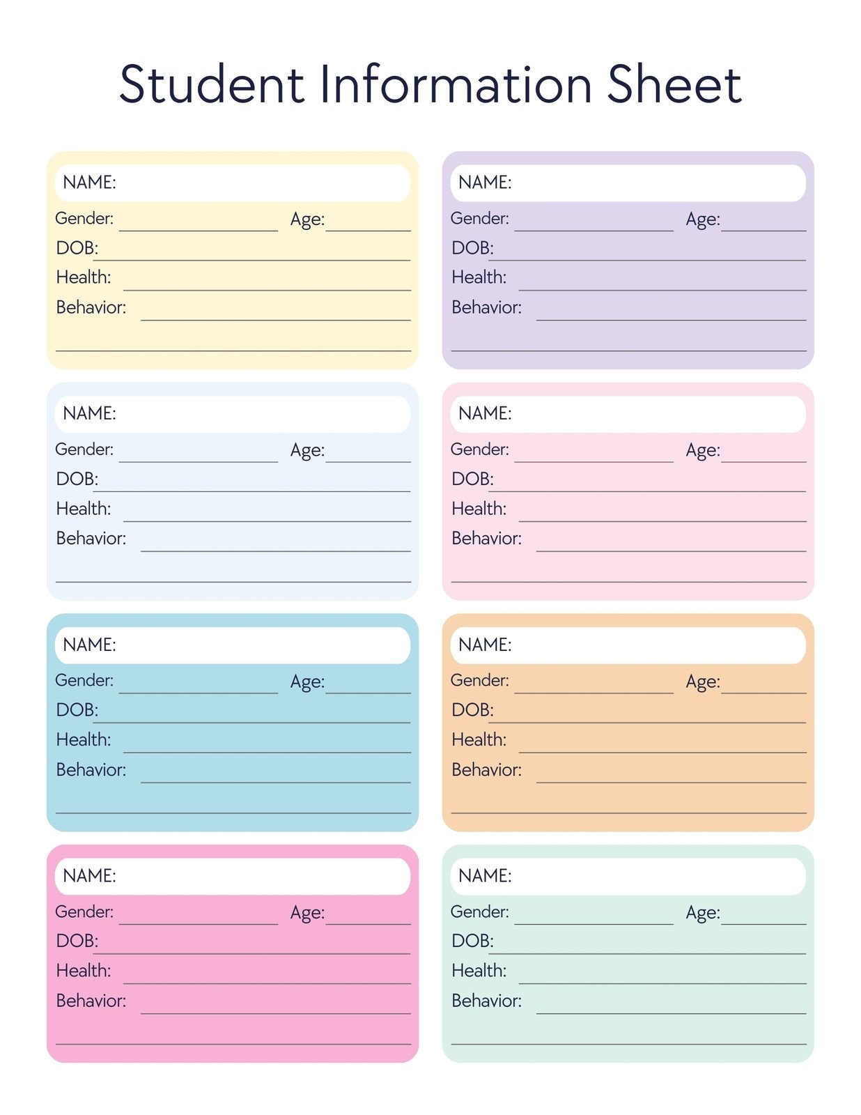 Customize 523 Student Planner Templates Online Canva