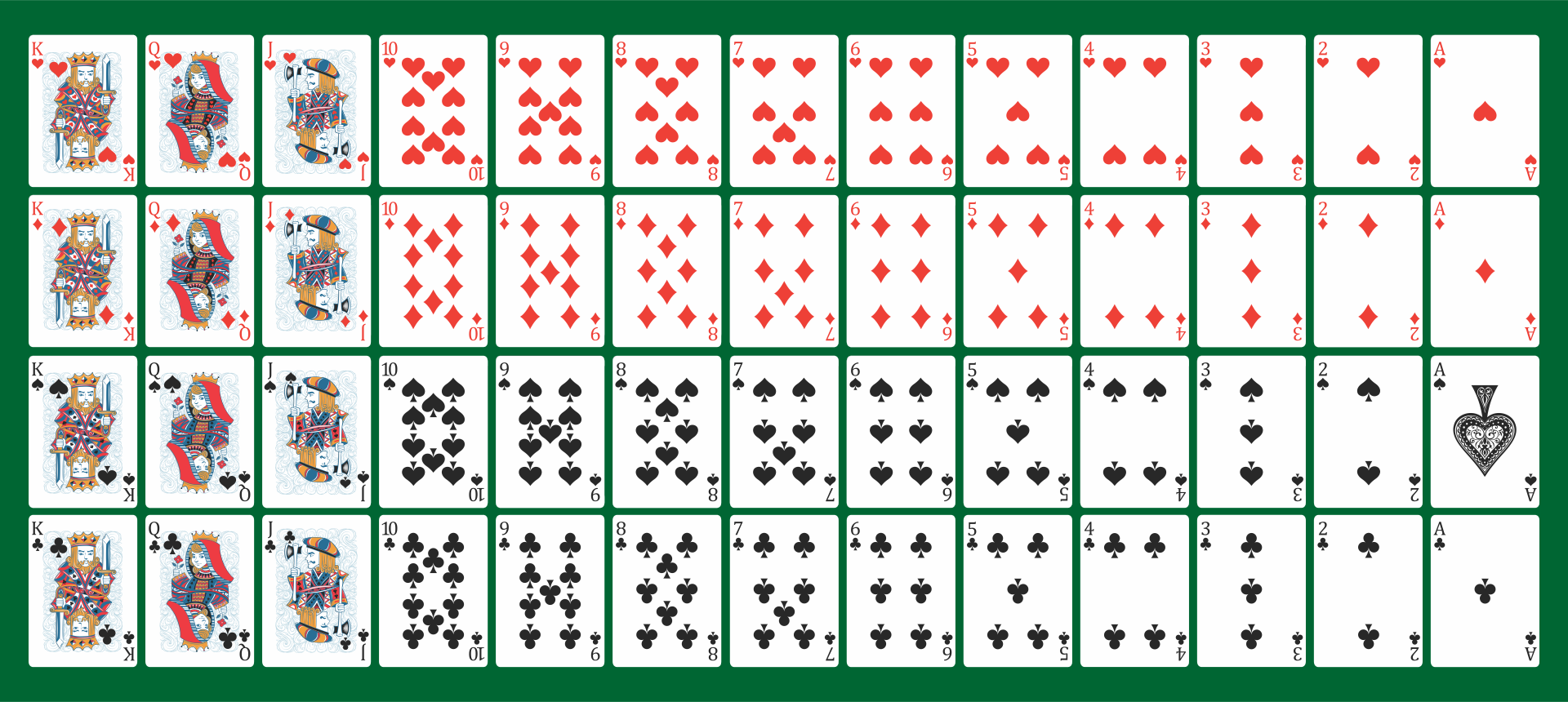 Deck Of Cards 10 Free PDF Printables Printablee