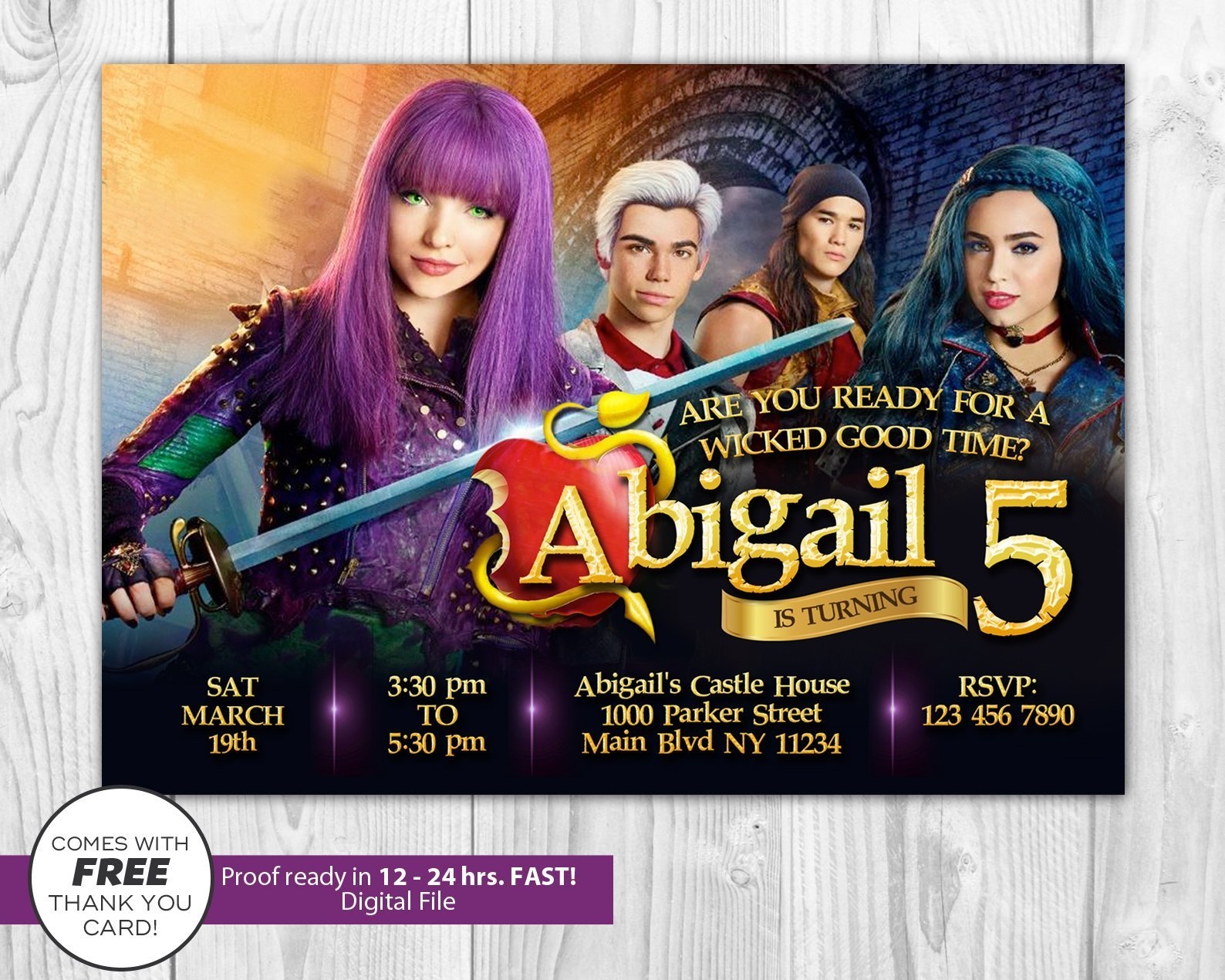 Descendants 2 Free Printables