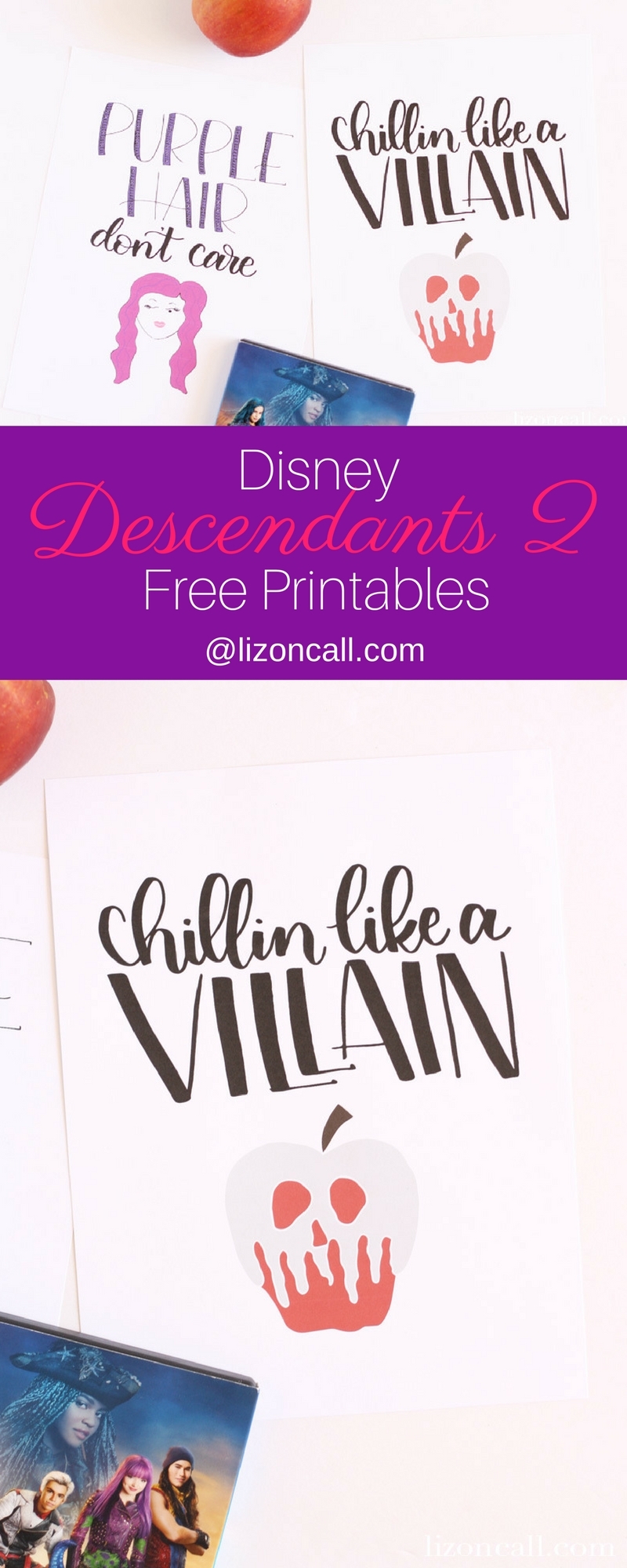 Disney Descendants 2 Free Printables